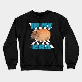 In My Era Capybara Meme Ironic Retro Cute Viral Crewneck Sweatshirt